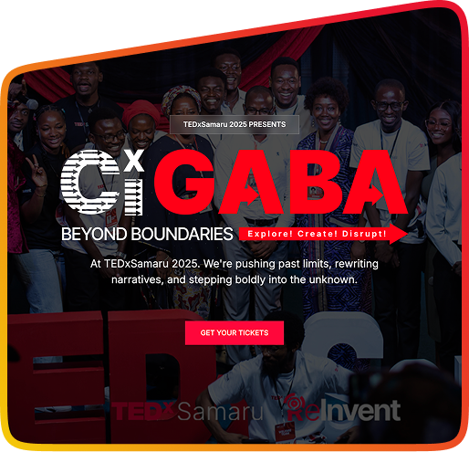 TEDx Samaru speaker on stage