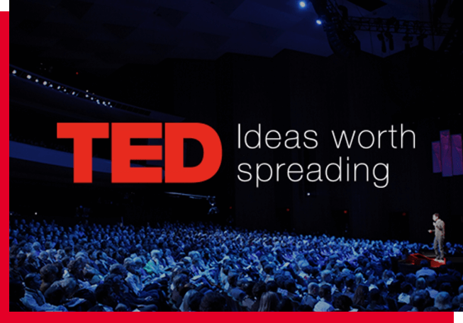 TED ideas worth spreading stage
