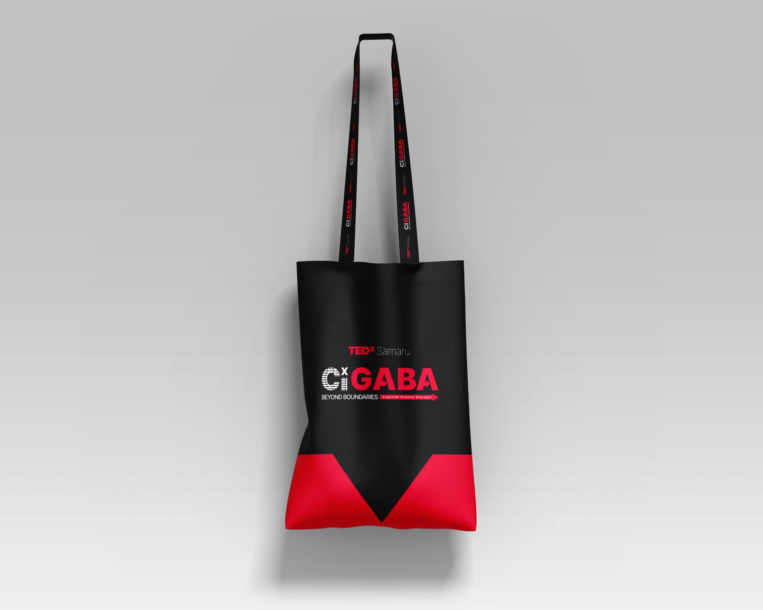 Cigaba Tote Bag Black Variant (white)